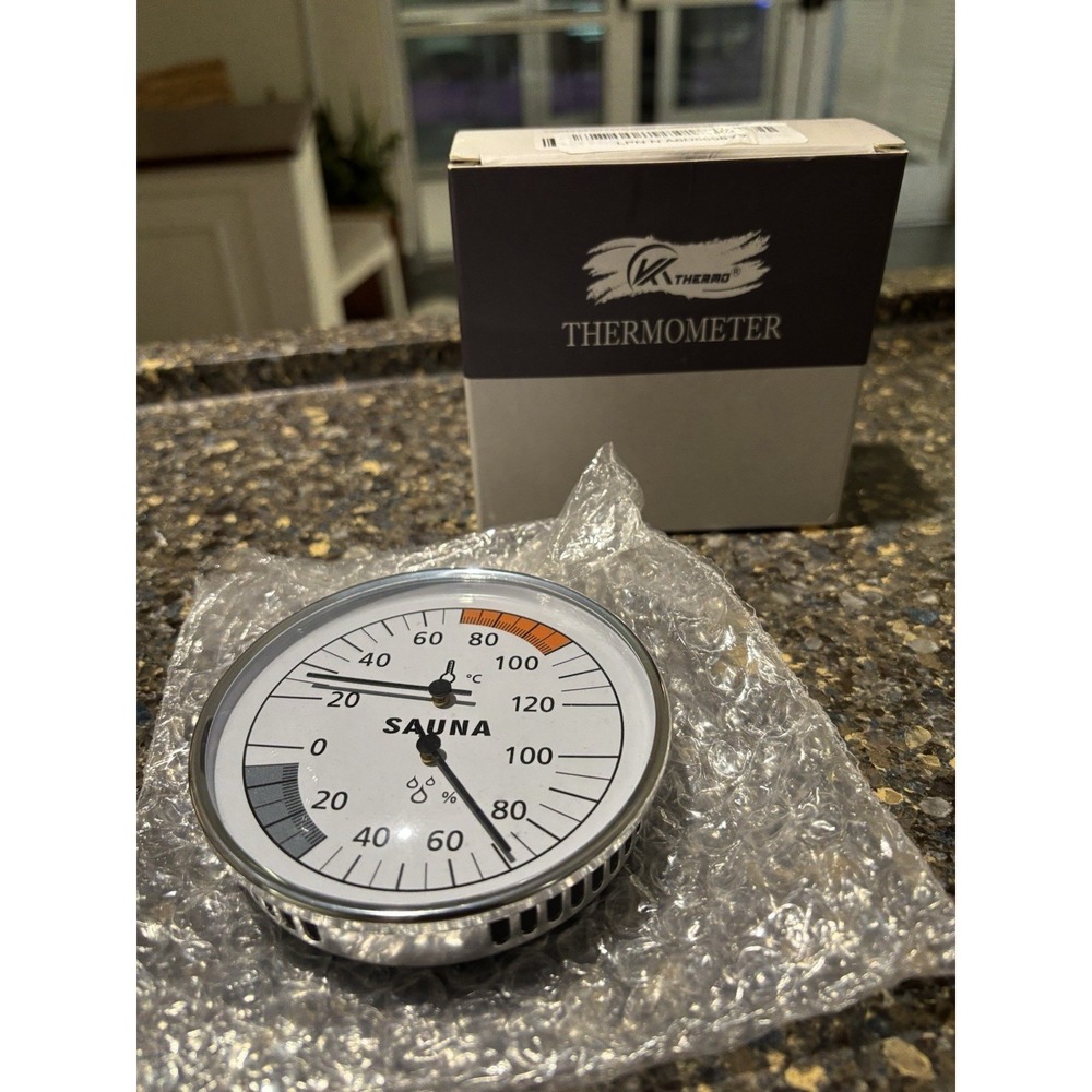 KT THERMO Branded Sauna Thermometer Brand New In Box Fast Shipping From USA New